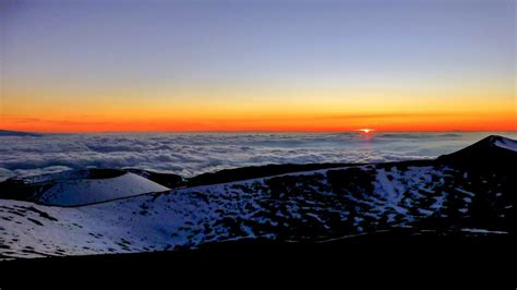 Driving To The Mauna Kea Summit 13800 Ft For An Epic Sunset In