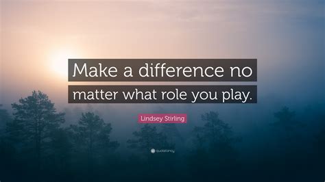 I just realized one day that i was so unhappy. Lindsey Stirling Quote: "Make a difference no matter what ...