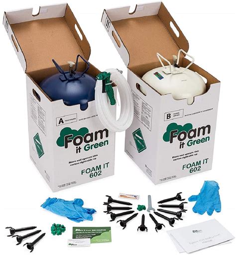 Is it better to use reg spray foam that expands alot, or low expanding foam. Foam It Green 602 Closed Cell Spray Foam Insulation Kit | Cheap Barn Door Hardware Shop