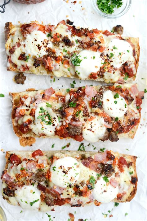 49 responses to meat lover's pizza. Meat Lovers Ciabatta Pizzas with Mozz Bombs - Simply Scratch