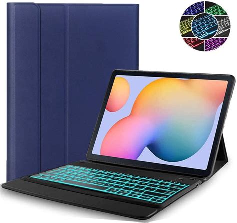 Rltech Keyboard Case For Galaxy Tab S6 Lite 7 Colors Backlit