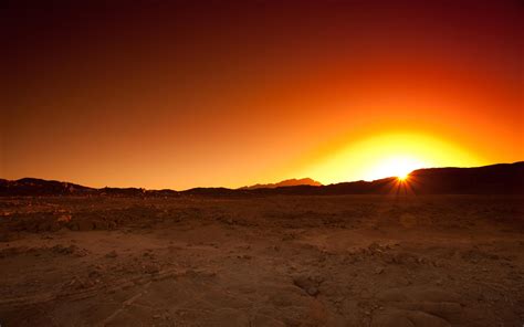 Sunrise Over The Sahara Desert Wallpaper Nature And Landscape