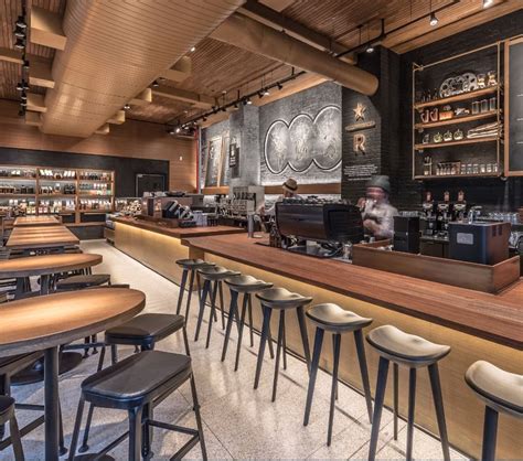 Starbucks Reserve Coffee Takes Center Stage In New York Cafe Interior