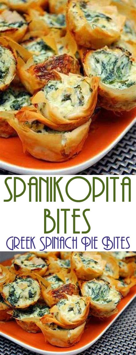 Spanakopita Bites Greek Spinach Pie Bites Recipe Flavorite