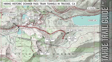 hiking the historic donner pass train tunnels in truckee ca tahoe trail guide
