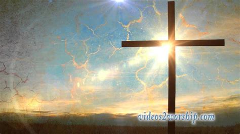 Easter Cross Worship Motion Background Moving Background Worship