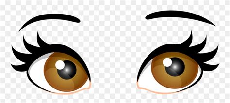Download Png Black And White Download Anime Svg Brown Eyed - Transparent Background Eye Clipart Png ...