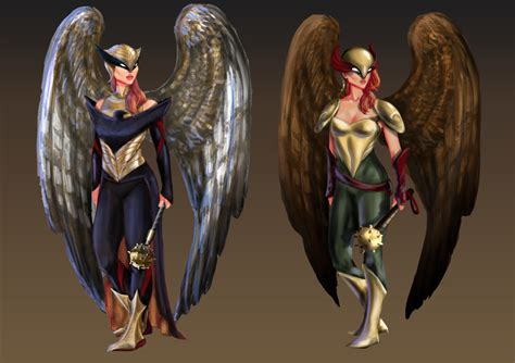 Hawkgirl Redesign By Jadenwithwings On Deviantart Hawkgirl Female