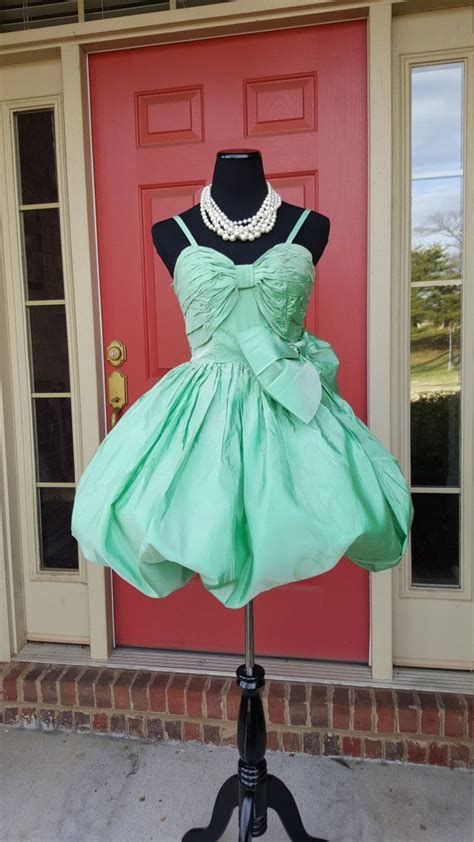 vintage taffeta balloon skirt poofy party dress formal prom etsy balloon skirt formal prom