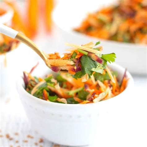 Asian Carrot Salad In Sesame Dressing Food Wine And Love
