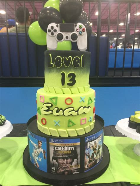 Video Gamers Cake Video Game Cakes Video Game Party Cake 13