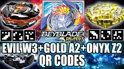 Beyblade beyblade burst beyblade burst turbo beyblade code qr beyblade codes beyblade codes stadium burst codes nathanael39s scan view. QR CODES EVIL ELEMENTAL W3 ONYX Z2 E A2 DOURADA - BEYBLADE ...