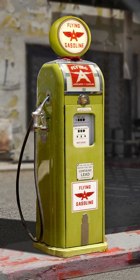 Flying A Gasoline National Gas Pump Photograph By Mike Mcglothlen