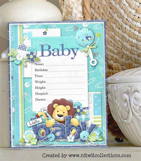 Scroll down to the project sheet to save your free copy. A Card Making Idea to capture the birth of a Baby Boy!
