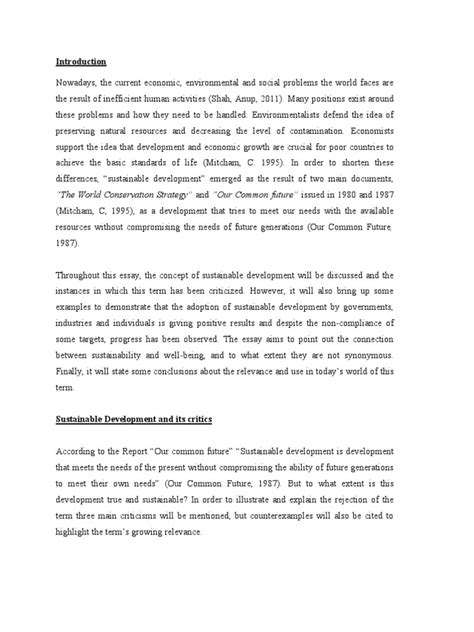 The development of communication technology, technology which enables communication, has evolved over time. Technology For Sustainable Development Essay Enterprise ...