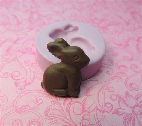 Easter Bunny Mold Tiny Chocolate Easter Rabbit Bunny Mold Tiny Etsy