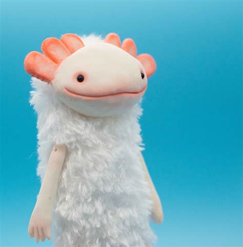 Jouet Doux Axolotl Fait Main Axolotl Doll Intérieur Axol Etsy