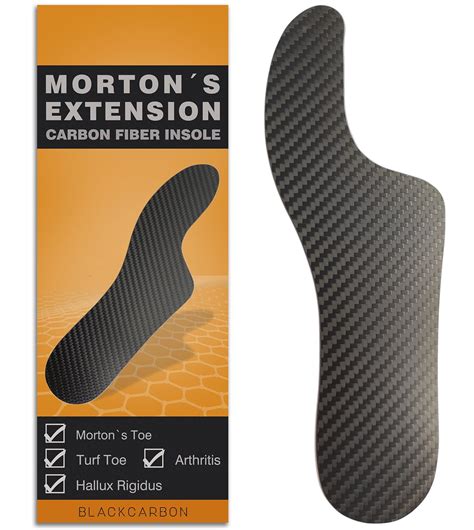 1 Piece Mortons Extension Orthoticcarbon Fiber Insolerigid Foot Support Insert For Mortons