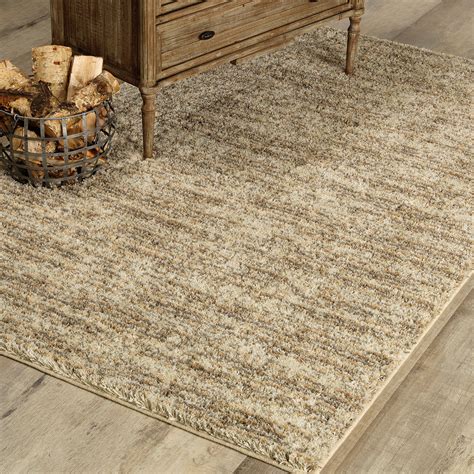 The organic texture of this gorgeous piece makes it perfect for any modern, rustic, or bohemian layout. Mohawk Home Laguna Neutral Stripe Beige Woven Area Rug, 5 ...