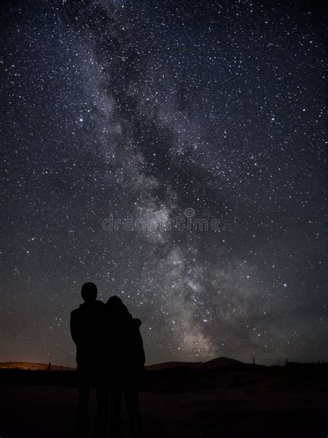 Couple Watching The Stars Stock Image Image Of Couple 84699295