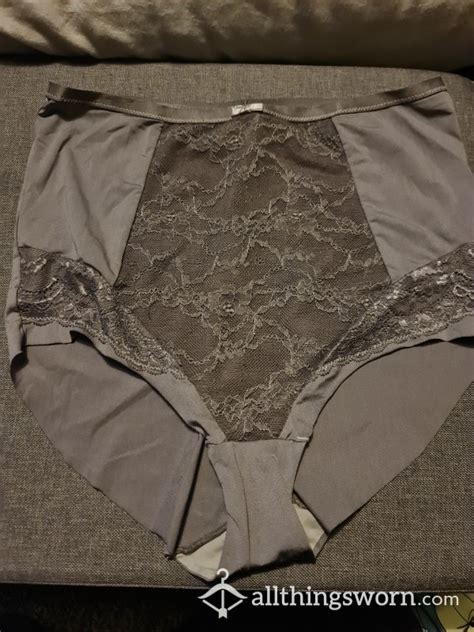 Buy High Waisted Silky Lace No Vpl Panties