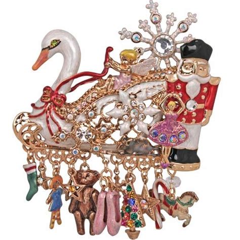 Nutcracker Sugar Plum Fairy Pin Kirks Folly Jewelry Christmas