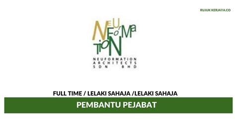 To connect with neuformation architects sdn bhd's employee register on signalhire. Jawatan Kosong Terkini Neuformation Architects ~ Pembantu ...