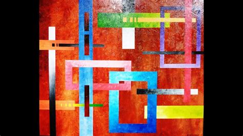 Geometric Abstract Art Lesson Preview How To Paint Large