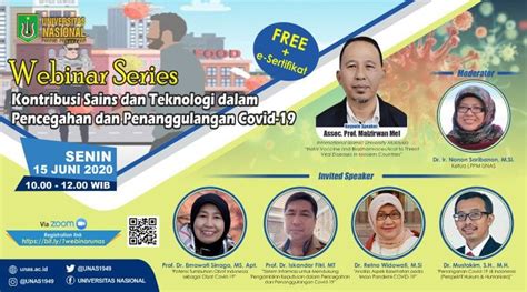 Jurnal sains & teknologi lingkungan (jstl) published twice a year in january and june is a scientific journal that publishes scientific research papers and ideas in the field of science and technology related to environmental issues. Webinar Series Kontribusi Sains dan Teknologi dalam ...