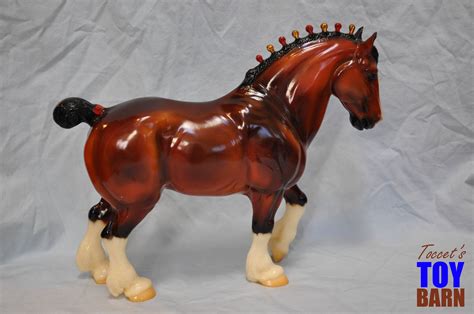 Traditional Breyer Glossy Clydesdale Model Horse Stallion Bay Etsy