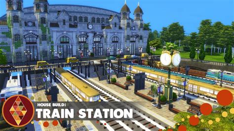 Train Station The Sims 4 Get Famous House Build Hd Youtube