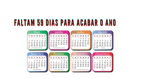 Quantos Meses Falta Para Acabar O Ano