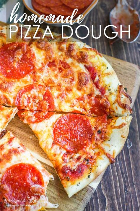 It uses just six ingredients and is one of the fastest and easiest pizzas to make. Homemade Pizza Dough Recipe • Longbourn Farm