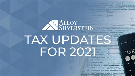 Whats New In Taxes For 2021 Alloy Silverstein