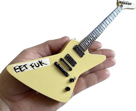 Metallica James Hetfield EET ESP MX Mini Guitar Replica Scale