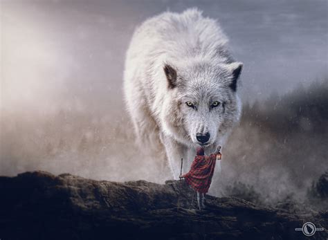 If you're looking for the best wolf wallpaper then wallpapertag is the place to be. wolf, Digital art, Sciencie fiction adventures, Polar wolf ...
