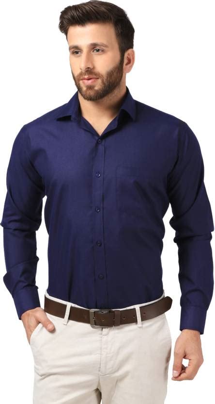 Mesh Mens Solid Formal Dark Blue Shirt Buy Mesh Blue1 Mesh Mens