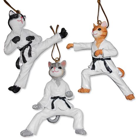 However, kata isn't only restricted to martial arts. Karate Cat Ornaments - Martial Arts Cat Ornament ...