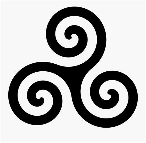 Celtic Knot Spiral Clipart Spiral Triskele Free Transparent Clipart