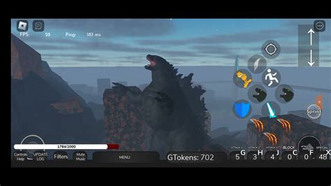 Godzilla Hollow Earth Breath Re Created Roblox Kaiju Arisen Youtube