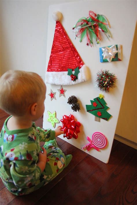 All you need is flour, water, and food coloring to make this! Christmas Sensory Board for Kids | Christmas activities ...