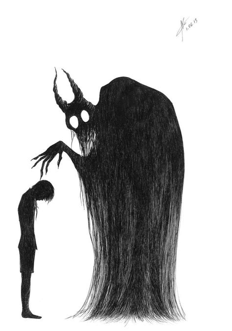 Demon By Littleci On Deviantart Dark Art Illustrations Dark Drawings