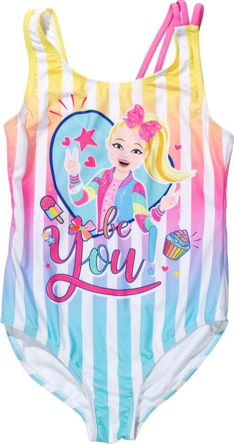 Jojo Siwa Little Girls One Piece Bathing Suit Multicolor 4 Shopstyle