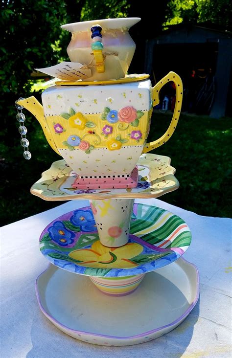 My Alice In Wonderland Teaparty Garden Art Garden Art Tea Party