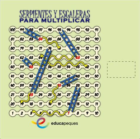 No es fácil aprender a resolver ejercicios, pero es mucho más divertido cuando las matemáticas se aprenden jugando. Multiplicaciones: Serpientes y escaleras, juego para aprender y repasar las multiplicaciones ...