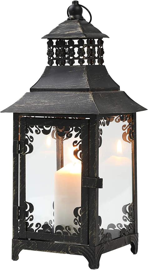 Jhy Design Decorative Candle Lanterns 375 Cm High Vintage Style