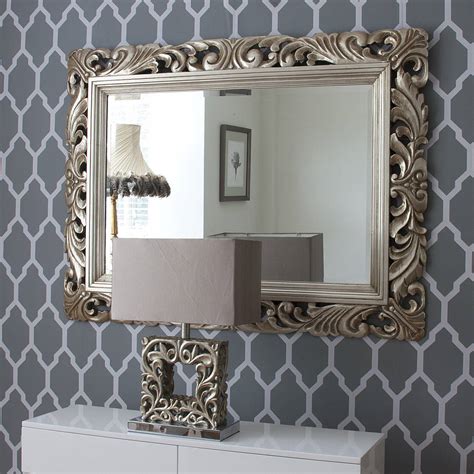Avaxhome mirrors and unblockers list. carved wood gilt silver mirror by decorative mirrors ...