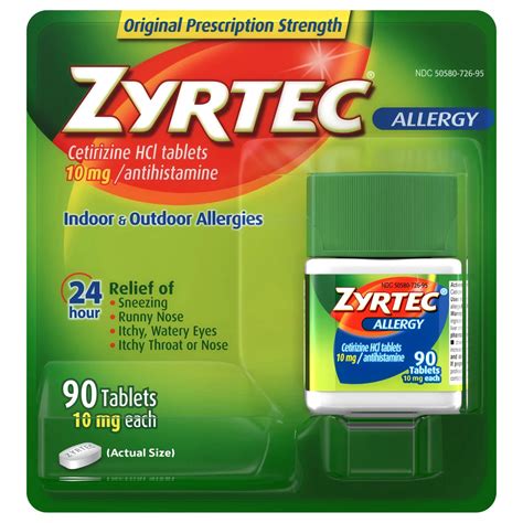 Zyrtec Tablets 10 Mg Shop Sinus And Allergy At H E B