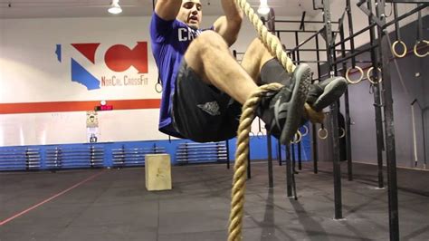 Crossfit Rope Climbing Techniques With Jason Khalipa Climbing