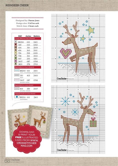 Uses half cross stitch, counted cross stitch, backstitch. 434 best Cross stitch - Moose, Reindeer, and Deer images ...